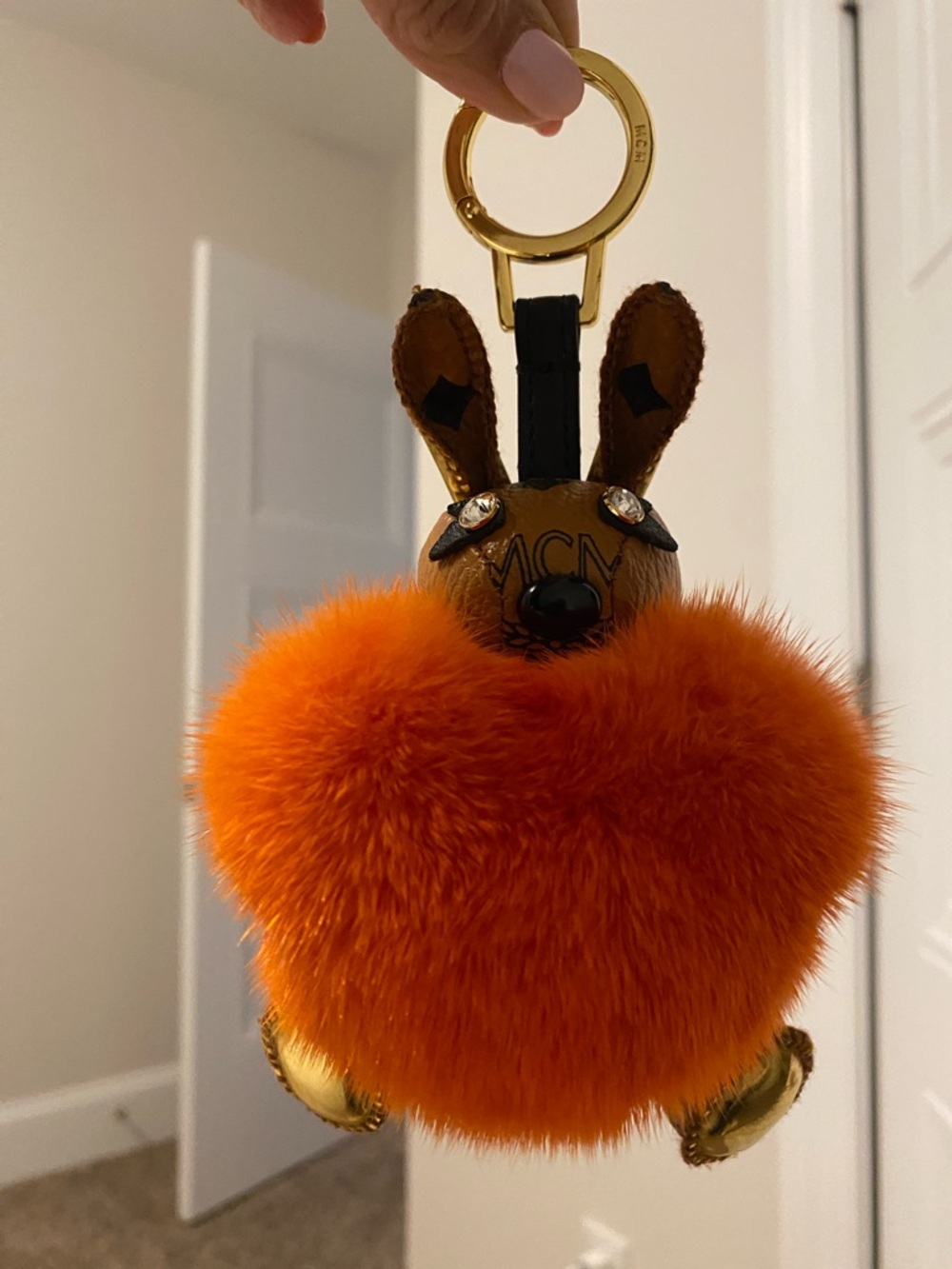 MCM Visetos Rabbit Keychain